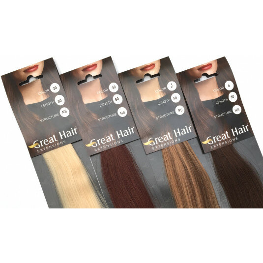 50 cm natural straight