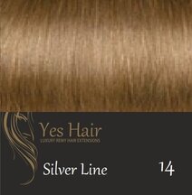 Yes Hair Extensions Silver Line 40 cm NS kleur 14