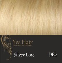 Yes Hair Extensions Silver Line 55/60 cm NS kleur DB2