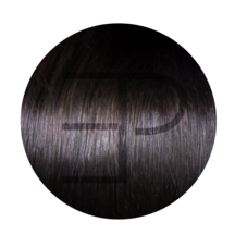 Keratine hairextensions  30 cm Kleur 1B donker bruin Estee Paris 
