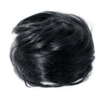 Instant Bun - haarknot 100% echt haar #1 Jet Black