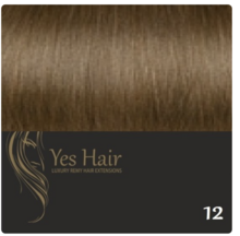 Yeshair silver line 50 cm Wavy kleur 12