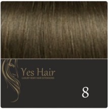 Yeshair silver line 50 cm Wavy kleur 8