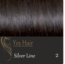 Yeshair silver line 50 cm Wavy kleur 2