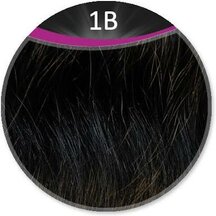 Great Hair extensions/30 cm stijl KL: 1B - zwart 