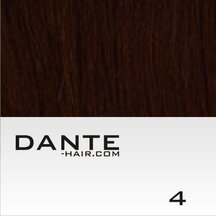 DS Weft 50 cm breed, 50 cm lang #4 Medium Reddish Brown