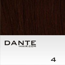 DS Weft 130 cm breed, 50 cm lang #4 Medium Reddish Brown