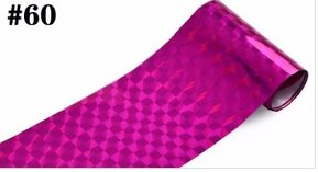 Nail Foil Silver nummer 60 (120 cm)