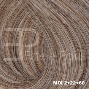 Estee Paris Genius Weft 40cm Kleur Mix 2-22-60C - Mix caramel blond | 100% Remy Haar