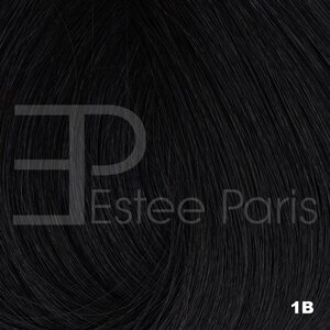 Estee Paris Genius Weft 50 cm  Kleur  1B - Donkerbruin | 100% Remy Haar