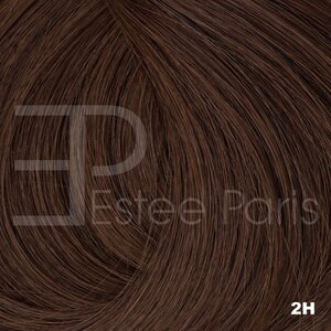 Estee Paris Genius Weft 50 cm  Kleur  2H - Middenbruin | 100% Remy Haar