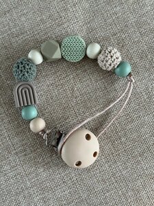 Speenkoord baby "Green" - speenkoord jongen