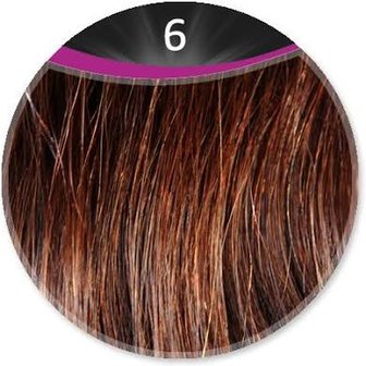 Great Hair extensions/30 cm stijl KL: 6 - chocoladebruin 