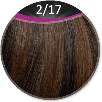Great Hair extensions/30 cm stijl KL: 2/17 - donkerbruin &amp; middenblond