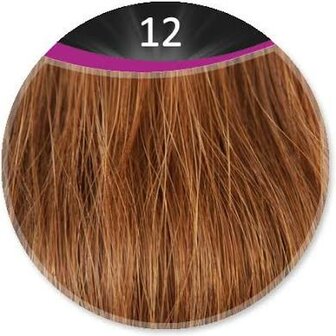 Great Hair extensions/50 cm stijl KL: 12 - donker goudblond 