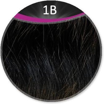 Great Hair weft 50 cm breed, 50 cm lang KL: 1B - zwart