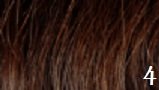 Great Hair weft 50 cm breed, 50 cm lang KL: 4 - donker kastanje 