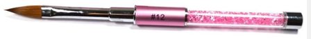 Acrylpenseel Pink Diamond 100% kolinsky nummer 12