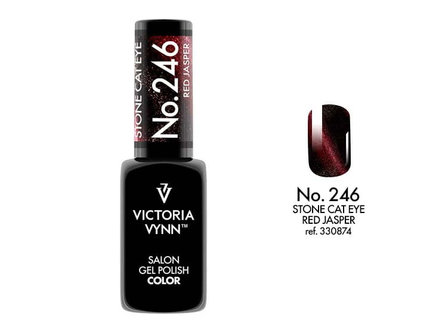 Victoria Vynn&trade; Gel Polish Soak Off 246 - Stone Cat Eye Red Jasper