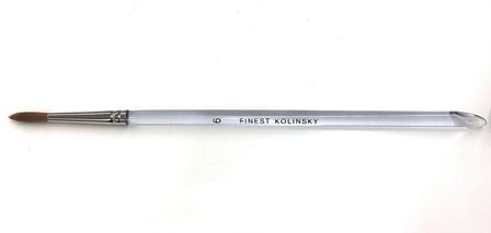 Acrylpenseel Finest Kolinsky doorzichtig nummer 6 small