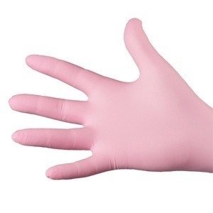 Nitril Handschoen Pink Pearl 100st  maat M