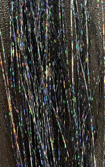 Hair Tinsels - sparkle starry black nummer 23 100 stuks