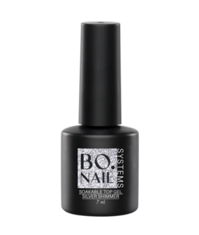 BO Soakable Top Gel - Silver Shimmer 7ml