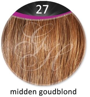 Great hair Full head clips in 40 cm stijl KL:27