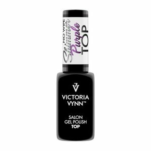 Victoria Vynn&trade; Gel Polish Soak Off Topcoat No Wipe shimmer purple