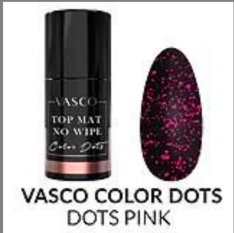 Vasco No Wipe Matte Top Dots Pink 7ml
