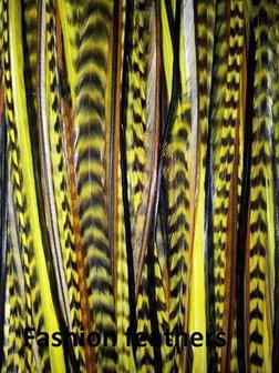 Feather bundel Mix Yellow