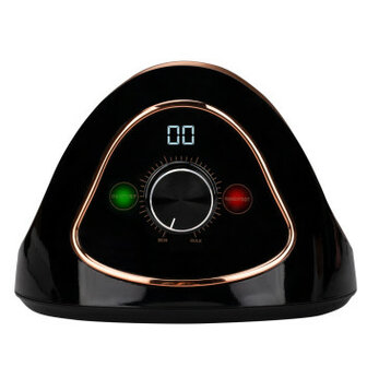 Complete manicure- en pedicure freesmachine set 68W zwart goud inclusief voetpedaal en bits