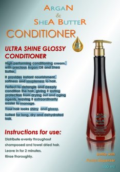 Kleral - Rich Argan &amp; Shea Butter Condtioner 500 ml