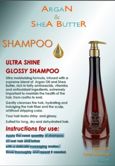 Kleral - Rich Argan & Shea Butter Shampoo 500 ml