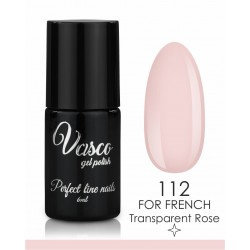 Vasco Gelpolish 112 For French Transparent Rose 6ml 