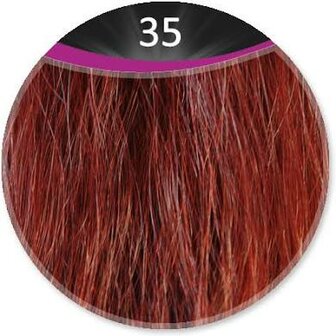 Great Hair extensions/40 cm stijl KL: 35 - intens roodgloed 