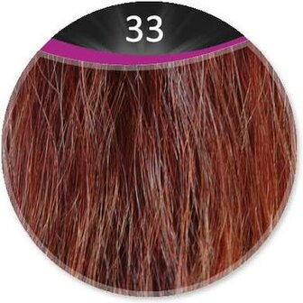 Great Hair extensions/55-60 cm stijl KL: 33 - intens rood