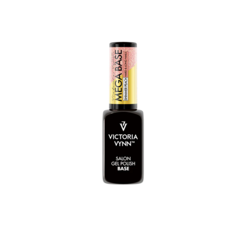 Victoria Vynn Rubber Base - Mega Base Shimmer Peach 8ml | 