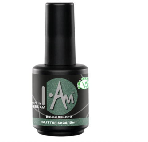   I.Am Brush Builder –Glitter Sage HEMA & TPO vrij