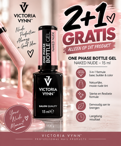2+1 GRATIS Victoria Vynn Bottle Gel BIAB - naked nude 
