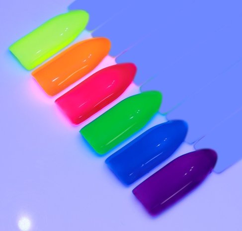 Neon Pigmenten 6 stuks