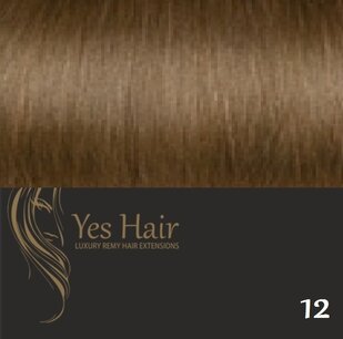 Yes Hair Extensions Silver Line 40 cm NS kleur 12 Yes Hair Extensions Silver Line 40 cm NS kleur 12