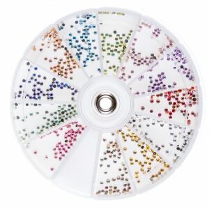 Carrousel Strass gekleurd 1mm