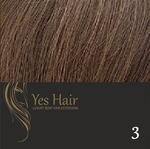 Yes Hair Extensions Gold Line 42 cm NS kleur 3 Yes Hair Extensions Gold Line 42 cm NS kleur 3