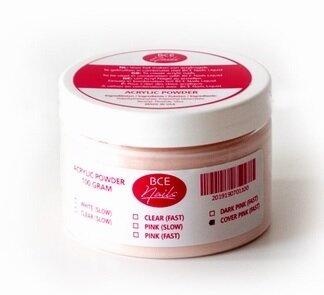 BCE Budget Acryl poeder Pink Slow 100 gram BCE Budget Acryl poeder Pink Slow 100 gram