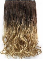 Clip In Hair One Stroke wavy 55 cm OMBRE #8/25 Clip In Hair One Stroke wavy 55 cm OMBRE #8/25