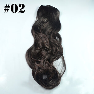 Clip In Hair One Stroke 55 cm wavy #2 Clip In Hair One Stroke 55 cm wavy #2