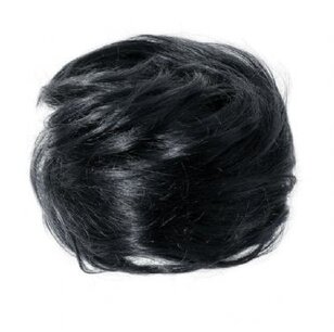 Instant Bun - haarknot 100% echt haar #1 Jet Black