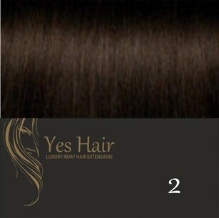 Yes Hair Extensions Gold Line 42 cm NS kleur 2 Yes Hair Extensions Gold Line 42 cm NS kleur 2