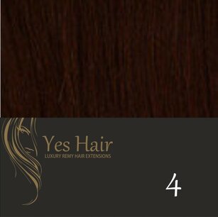 Yes Hair Extensions Gold Line 42 cm NS kleur 4 Yes Hair Extensions Gold Line 42 cm NS kleur 4